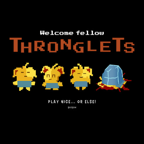 Black Mirror - Plaything - Thronglets tee